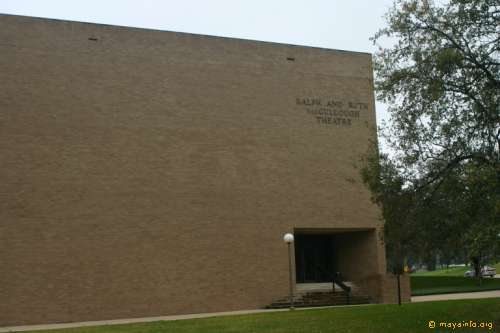 The Ralph and Ruth McCullough Theatre where the Maya Meetings symposium and forum are held.