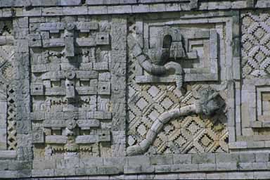 Snake motiff on Nunnary facade