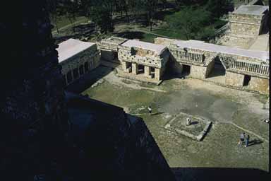 Courtyard below Temple of the Magician