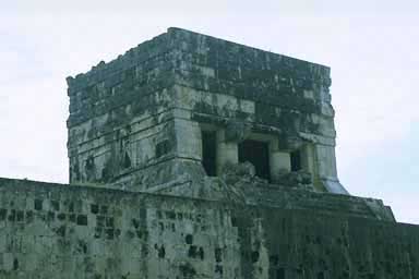 Upper temple of the Jaguar on the ball court