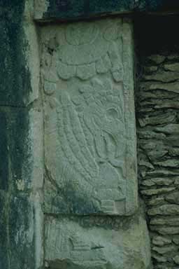 Eagle image on one of the platforms