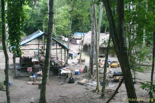 The camp at Nakbe.