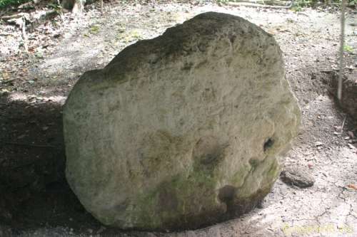 Nakbe eroded stela.