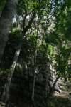 Wall on side of La Danta pyramid at El Mirador.