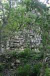 Wall on side of La Danta pyramid at El Mirador.