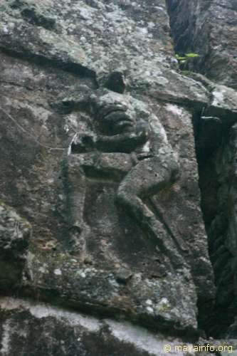 Figure on La Maralla roofcomb.