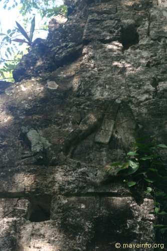 Figure on La Maralla roofcomb.