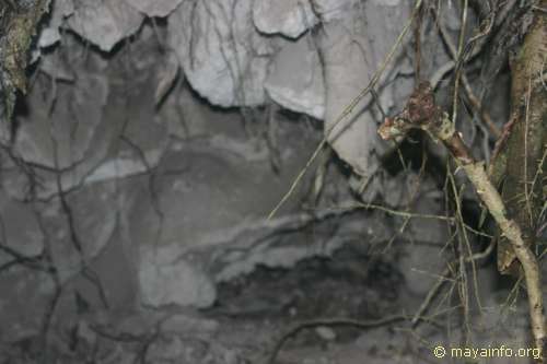 Looter's trench at La Maralla.