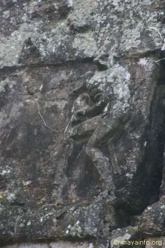 Figure on La Maralla roofcomb.