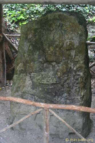 Stela at Uaxactun.