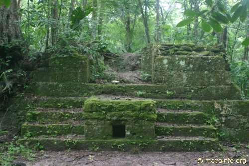Tikal sweat house.