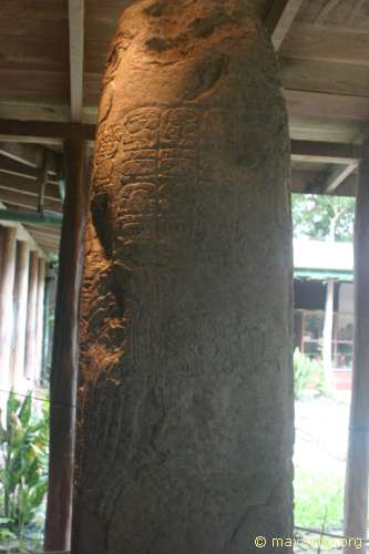 Tikal Stela 31 side shot 1.