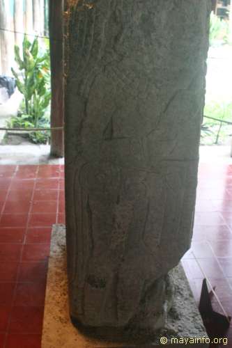 Tikal Stela 31 side shot 2.